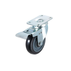 Galvanized Industrial Trolley Casters Wheels Heavy Duty Cast Iron Castor Wheel