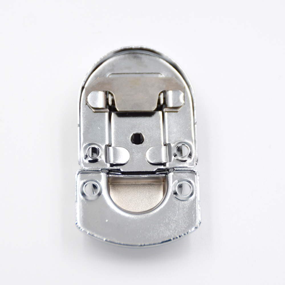 FAYSHING  Tool Box Buckle Aluminum Case Locks Hasp Latch with Key for Jewelry Box Suitcase, FS-1133