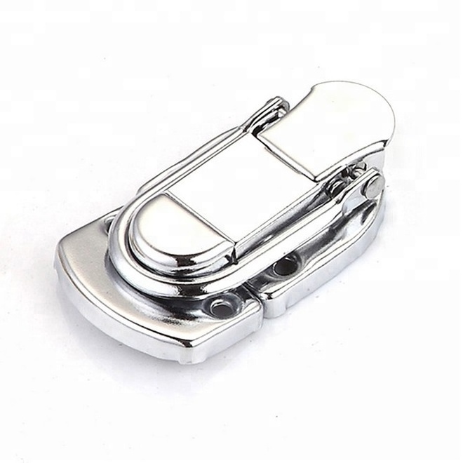 FS-1030 Silver draw latch hardware Lock Latch for Jewelry Case Boxes