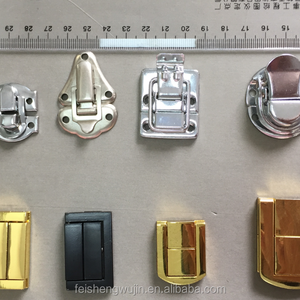 Nickle Color Small jewelry box locks  locks Lid Latch Catch buckle latch with Key