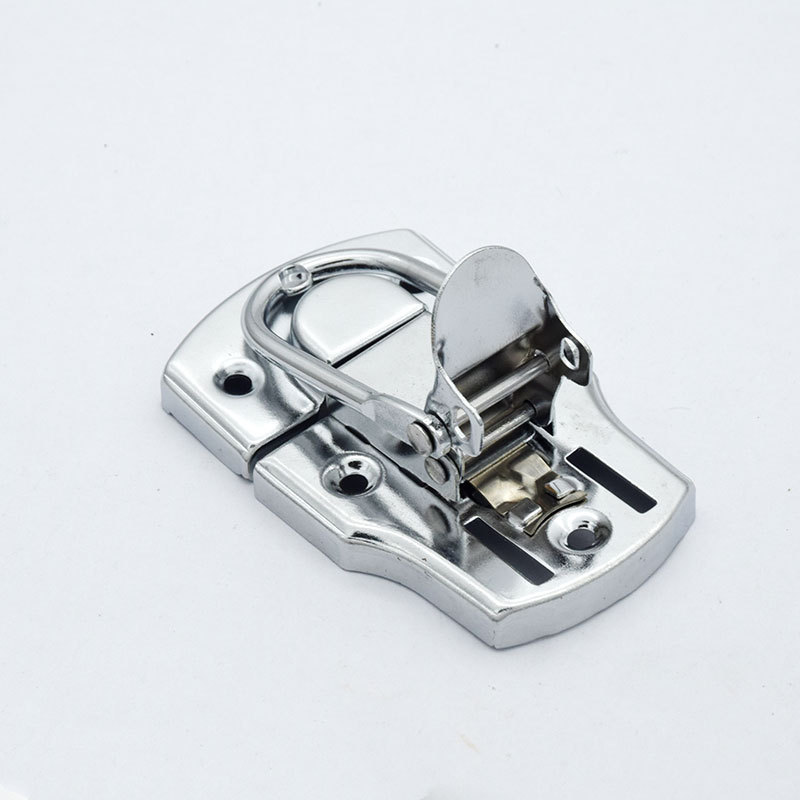 FAYSHING Chrome Drawbolt Closure Latch for Guitar Case or musical cases, 72.5x 45mm FS1002