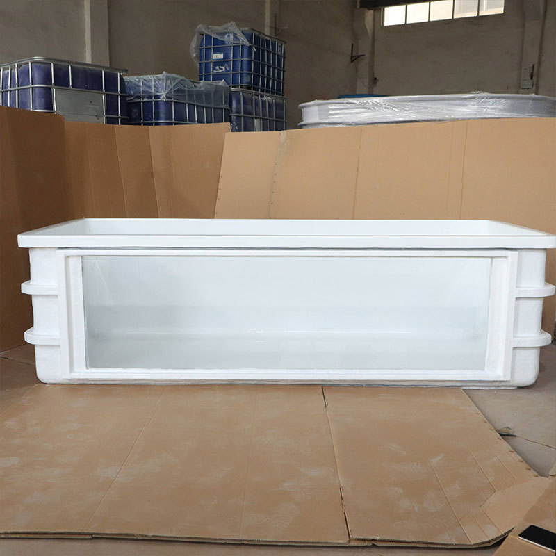 wholesale aquaponic large fish tank live fish transport 6000 tilapia fiberglass pond window farm fish tank aquarium