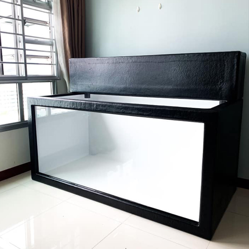 garden indoor big outdoor frp glass window clear breeding custom large aquarium fish tank fiberglass koi fish tanks