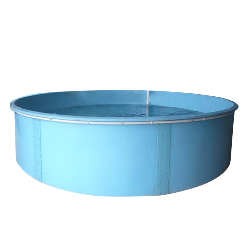 fishfrp New product listing customised outdoor circular plastic fiberglass supplier live fish transport aquaponics fish tank