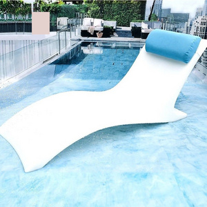 NEW Modern Tanning Ledge In-pool Outdoor Furniture FRP Fiberglass Swimming Pool Beach Lounger Sunbed Sun Bed Chaise Lounge Chair