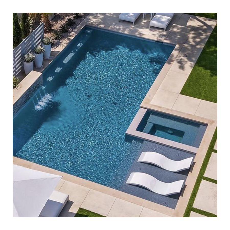 Low price extra large custom garden family fibre glass swim pool spa equipment complete set fiberglass swimming pool price