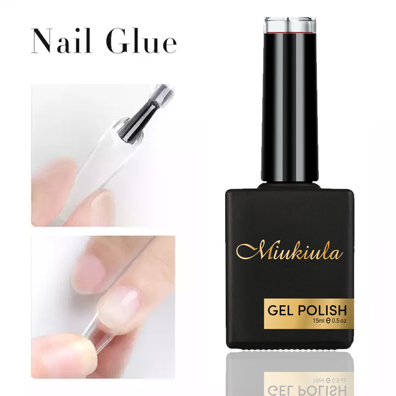 MIUKIULA soft nails tips press on acrylic nails uv gel nail glue for tips