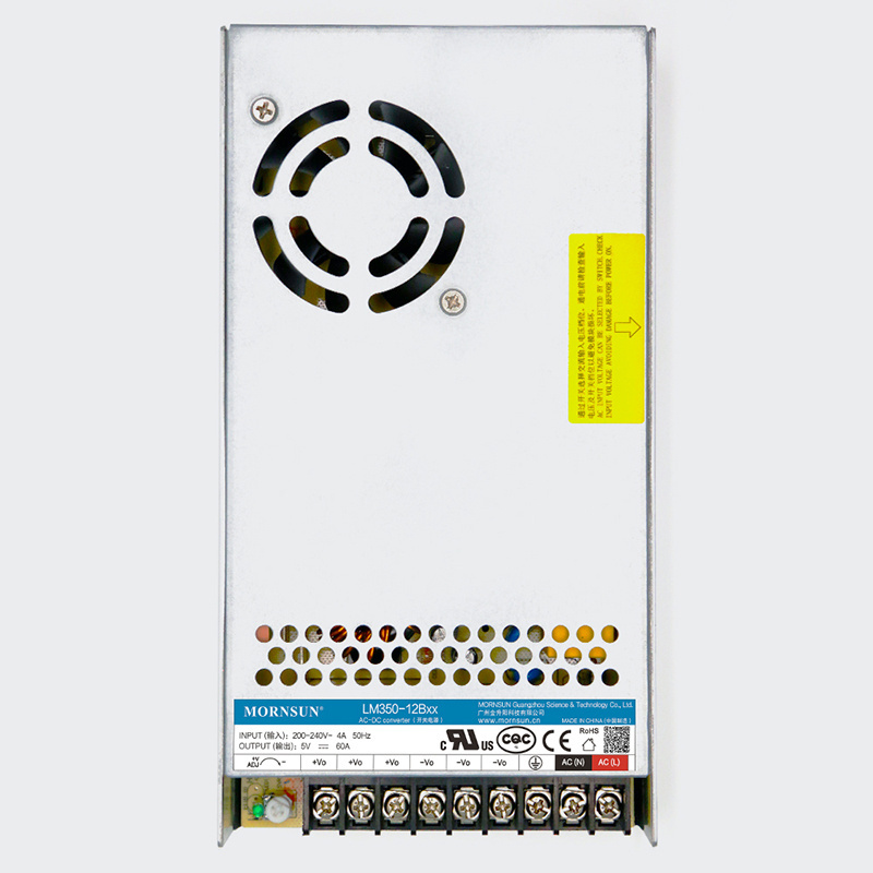 Mornsun LM350-12B24 OEM ODM Manufacturer Smps AC to DC 24V 15A Metal Case 350W LED Power Supply