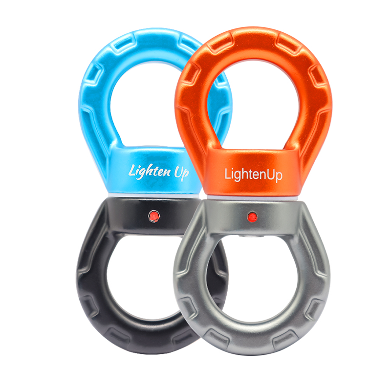 Hot selling  Aluminum carabiner 30KN Auto Mountain Climbing Swivel Clip Snap hook Safety Hook Clip Hook