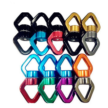 30KN  swing swivel rotational Aluminum Carabiner Swivel Carabiner hook for GM/Climbing