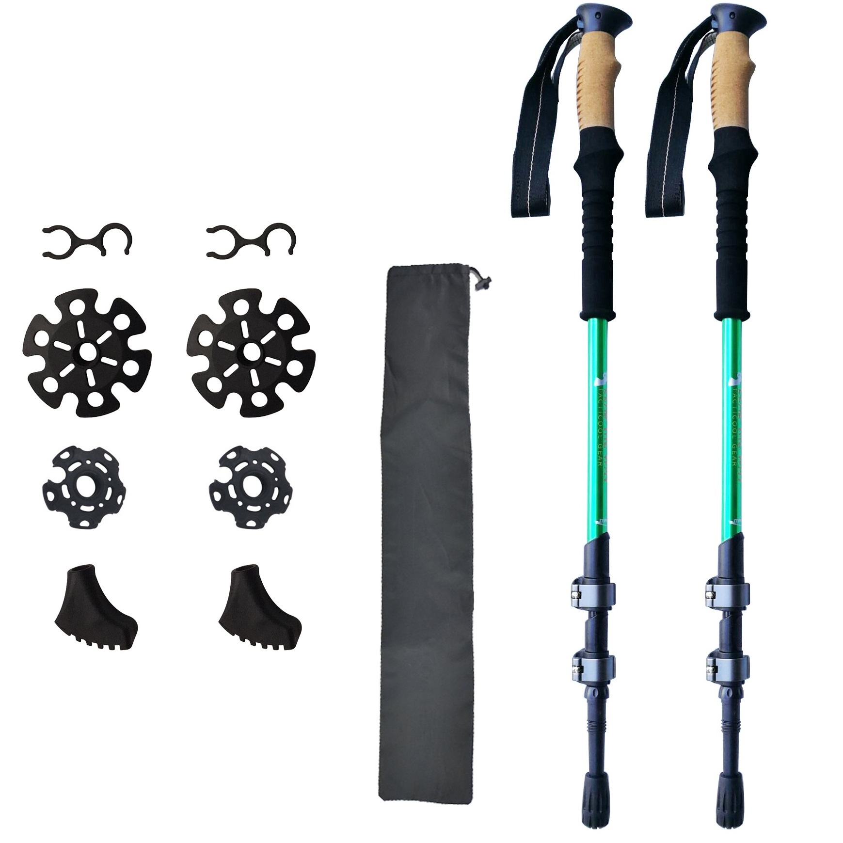 Bastones De Trekking Carbono Bastones Para Senderismo Adjustable Ski Hiking Trekking Poles Nordic Walking Climbing Sticks