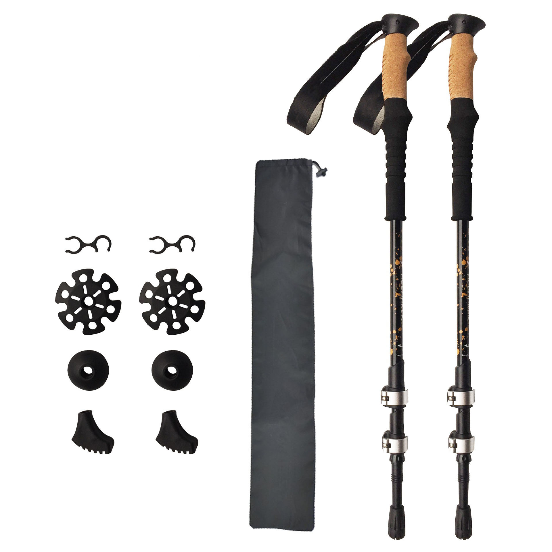 Bastones De Trekking Carbono Bastones Para Senderismo Adjustable Ski Hiking Trekking Poles Nordic Walking Climbing Sticks