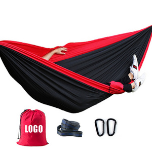 Factory Price Foldable Nylon Fabric Tree Hammock Best Camping hammock for Outdoor