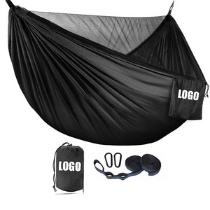 Hold Up to 772lbs Lightweight Double Garden Hammock with Mosquito Net Hanging Hammocks