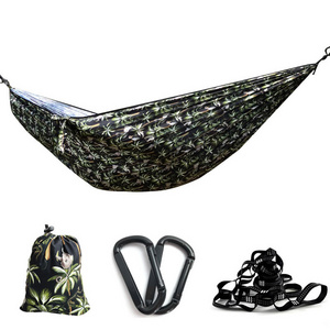 Custom Double & Single Travel Camping Lightweight Portable Garden Hammock Hanging Nylon Hammocks