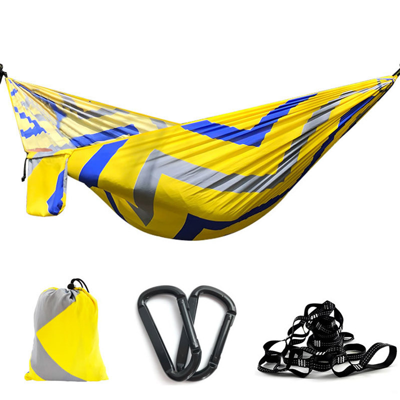 Custom Double & Single Travel Camping Lightweight Portable Garden Hammock Hanging Nylon Hammocks