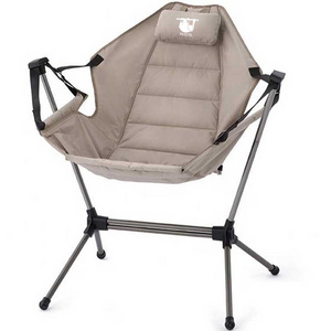 Folding Portable Camp Swing Chair for Outside Lawn Backyard with Love One Hammock Camping Swinging Chair