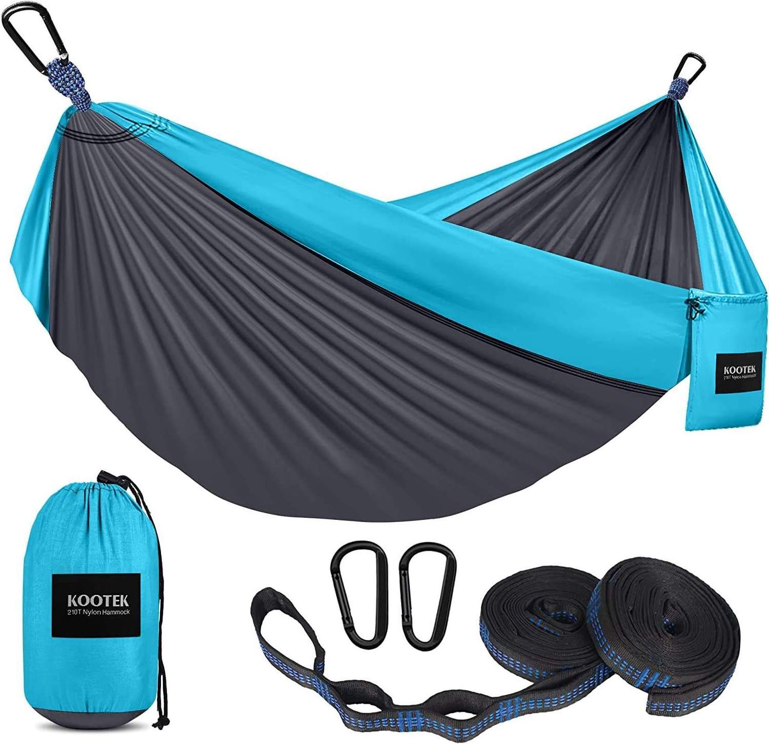 Low MOQ Outdoor, Indoor, Backpacking,Travel Single and Double Camping Nylon Hammock