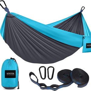 Low MOQ Outdoor, Indoor, Backpacking,Travel Single and Double Camping Nylon Hammock