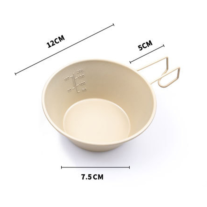 Outdoor 304 Stainless Steel Shola Bowl Picnic Camping Cutlery Portable Camping Shola Cup Picnic outdoor Shola Bowl