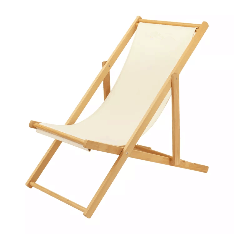 Feistel 2023 Wholesale Factory Foldable Wooden Lounge Folding Reclining Beach Sea Chair For Camping