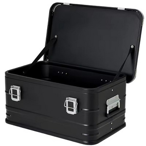 Feistel Large Capacity Camping Travel Sundries Storage Box Stackable Aluminum Storage Case Box