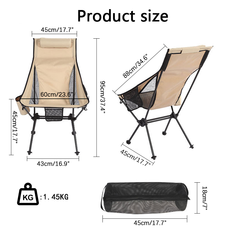 Outdoor aluminum alloy ultralight portable folding stool mazha camping fishing chair small seat beach chairs