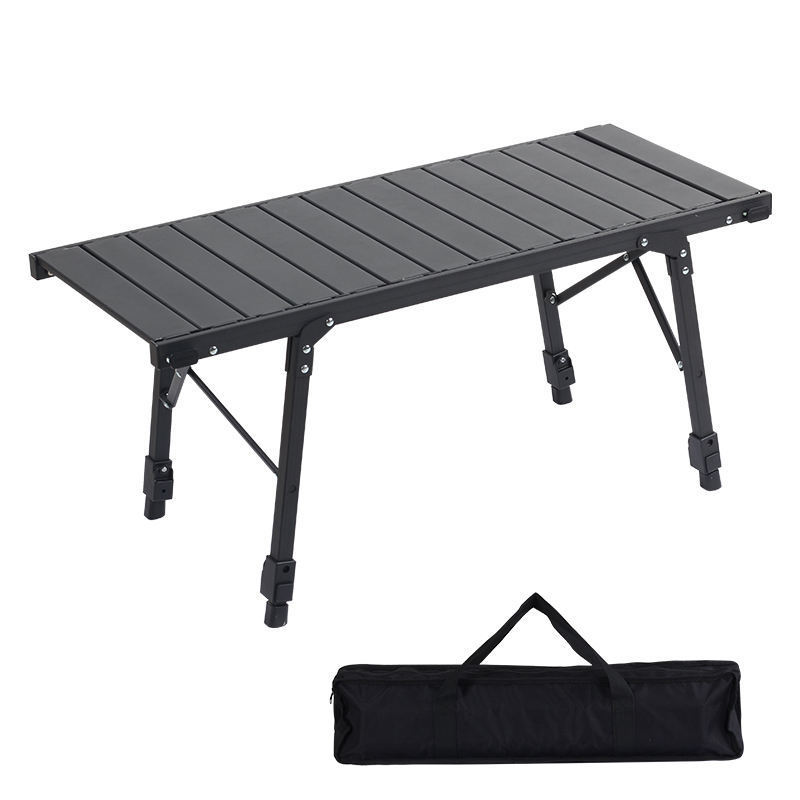 New Design Wholesale Outdoor Portable Height Adjustable Lightweight Aluminum IGT Table Pliante Camping