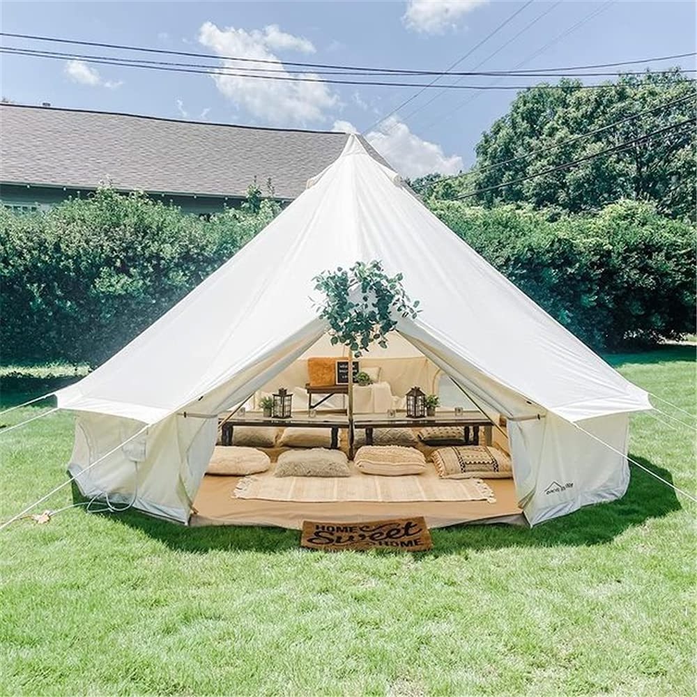 Yurt Tents Luxury Mongolian Outdoor 4 Season Oxford Glamping Tent Waterproof Yurt Tent Bell for Camping