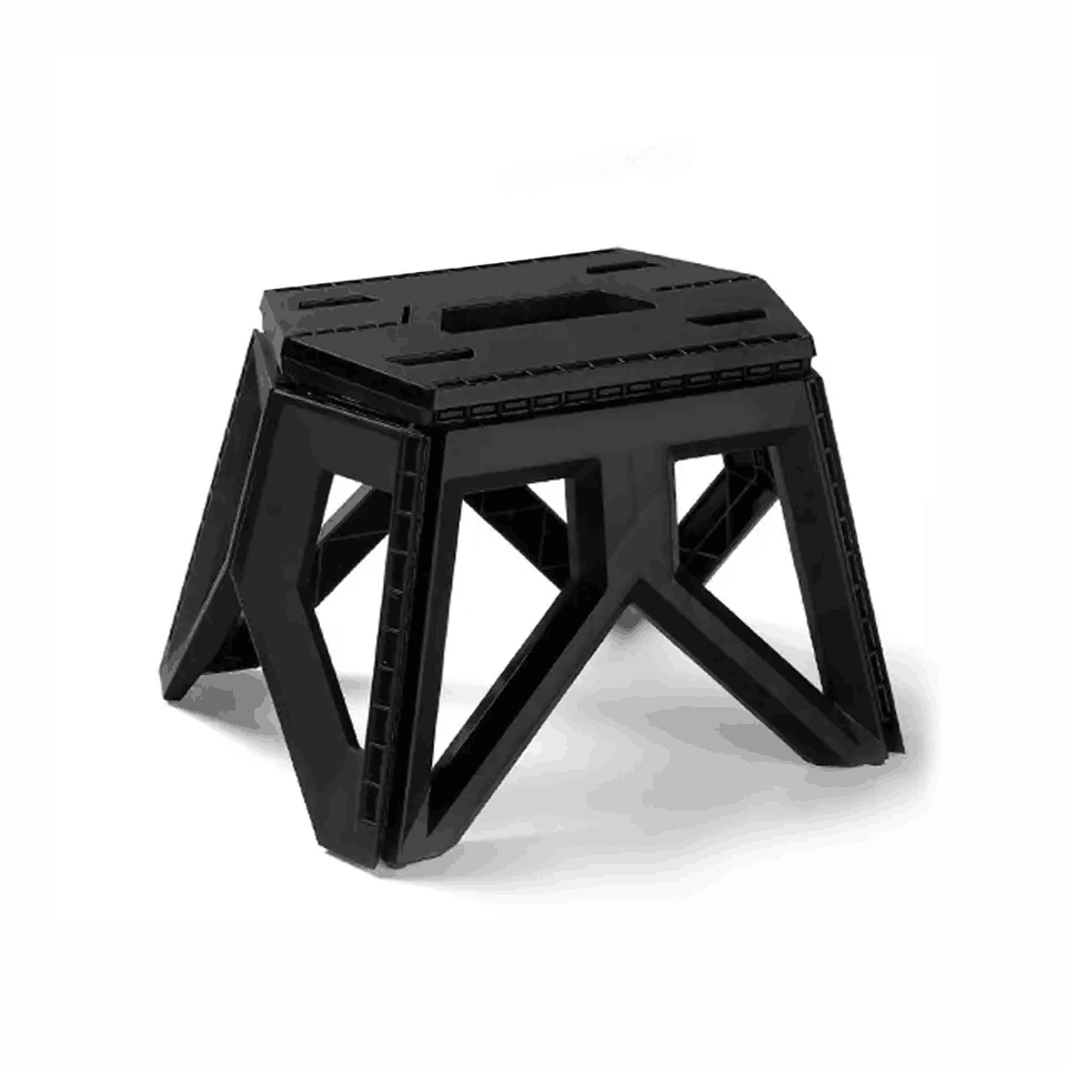 Feistel Premium Heavy Duty Folding Collapsible Camping Step Stool Plastic Portable Chairs for Fishing Hiking Outdoor Gardening