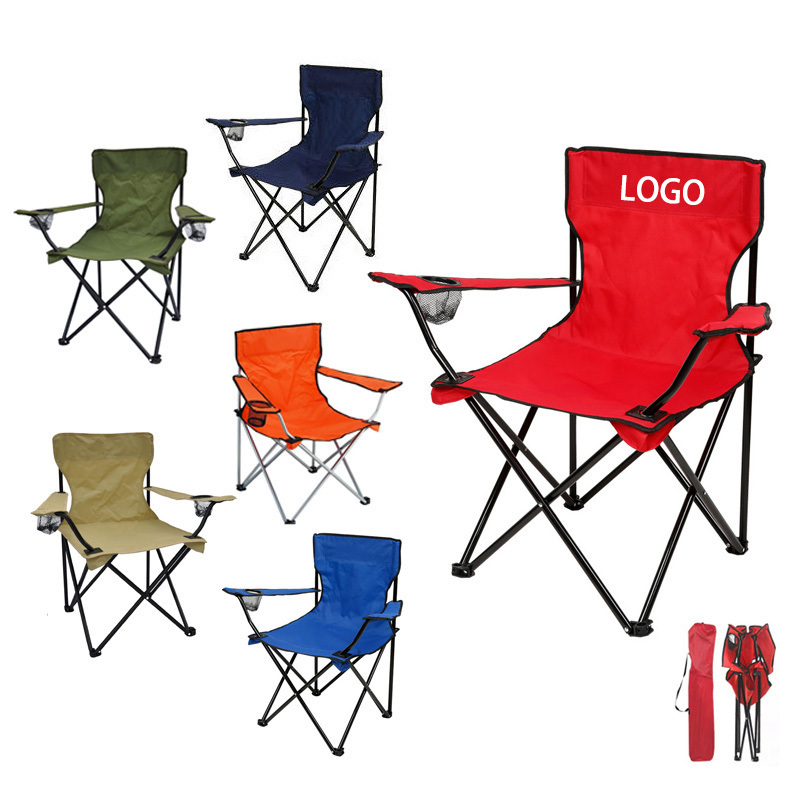 Feistel Design Logo Custom Printed Lightweight Outdoor Foldable Beach Fishing Chair Portable Backpack Hiking Camping Chair