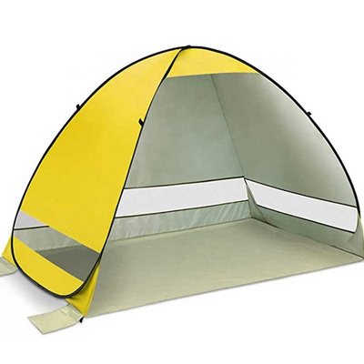 Beach Sun shelter,Easy Pop-Up Instant Beach Tent Anti-UV Mini Automatic Shade Tent Canopy for Outdoor Picnic Beach Camping