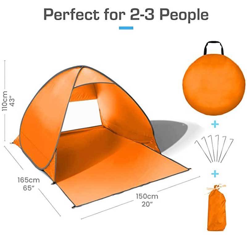 Pop-up Outdoor Camping Portable Sea Summer Anti Uv Water-resistant Beach Sun Shelter