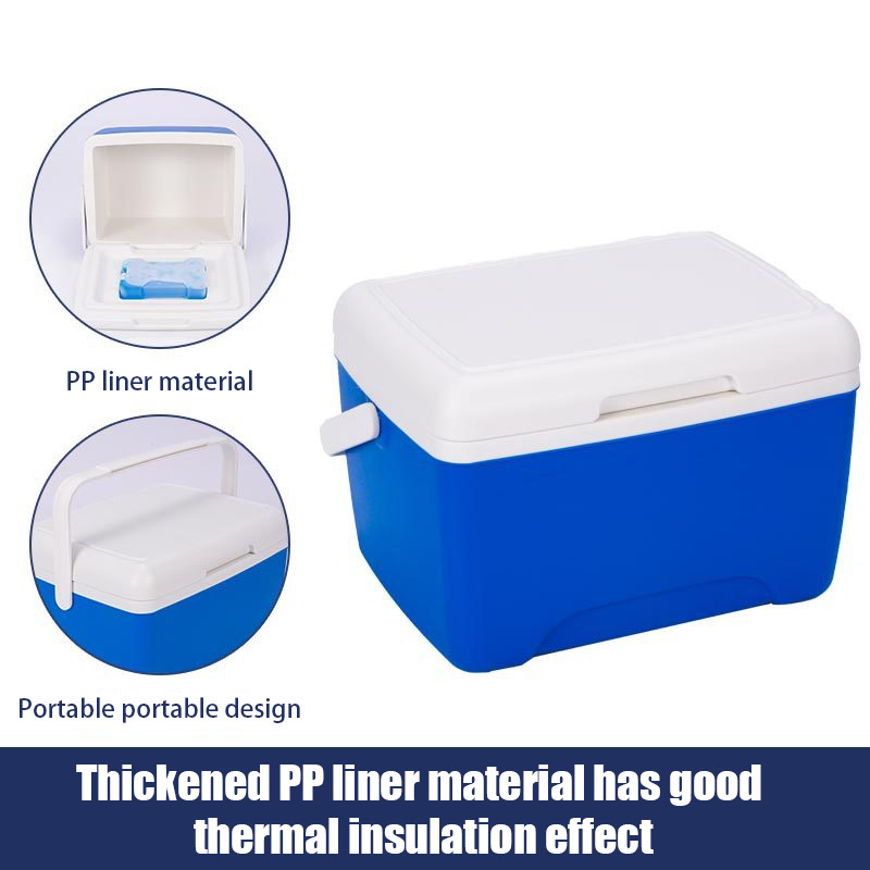 9qt Insulated Portable Cooler for camping Picnic fishing Ice Retention Hard Cooler insulated box  with Heavy Duty Handle