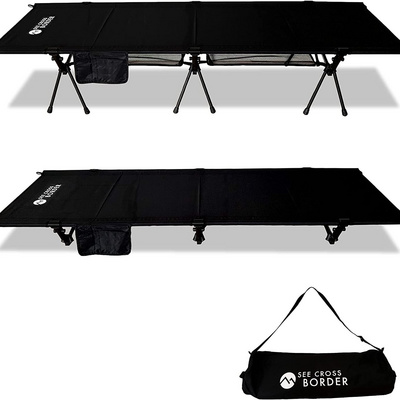 Camping cot portable folding bed foldable cots for for adults and kids sleeping