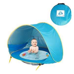 Feistel Children Waterproof Pop Up Sun Uv-protecting Sunshelter Baby Beach Tent With Pool