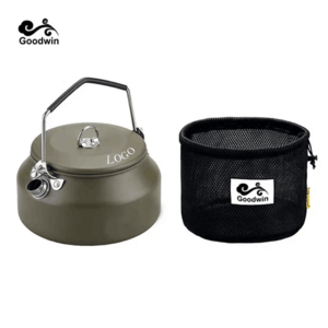 Feistel 1.6L Ultralight Aluminum Tea Kettle Teapot Portable Coffee Pot for Outdoor Camping