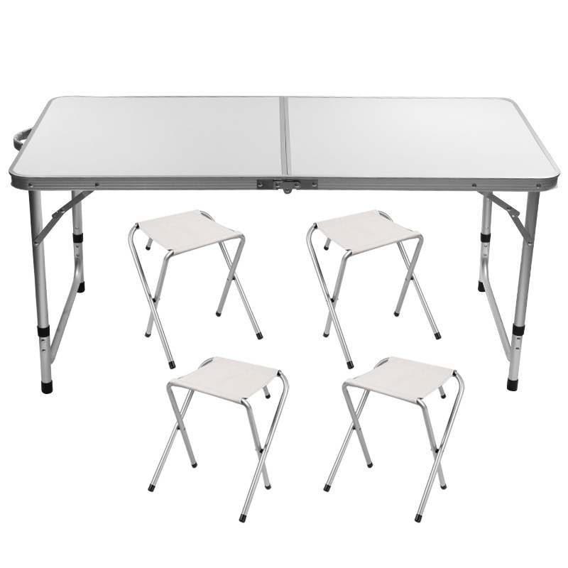 Feistel Aluminum Alloy Beach Outdoor Fold Table Chairs Foldable Picnic Camping Folding Table