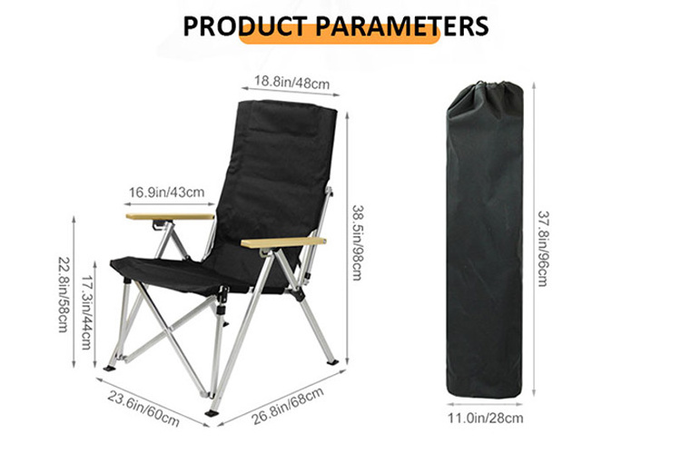 Outdoor Portable Metal Beach Folding Foldable Relax Camping Chair Manufacturers For Fishing Picnic