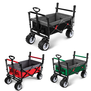 Good quality factory directly hot sell Mini Camping folding outdoor utility  folding wagon with canopy