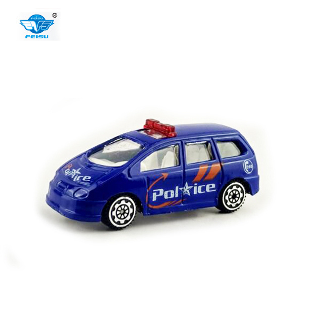 Hot sale 1 87 police  action mini diecast car toy as gift educational toy