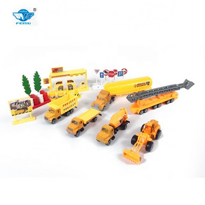 Hot die cast metal construction truck toy sets metal toy car