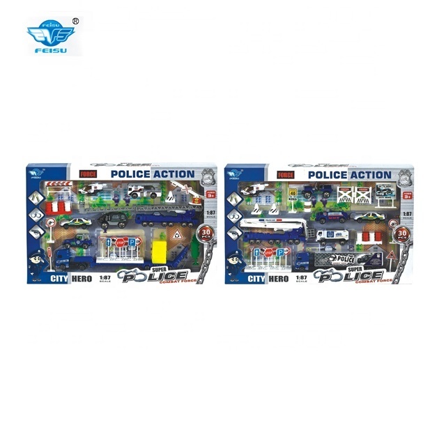 Hot selling metal diecast model construction toy car set