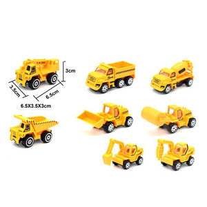 2021 hot sale diecast construction truck free-wheel mini car toys