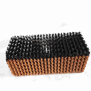 Wholesale high quality one side black-coated colour honeycomb cooling cellulose water pad