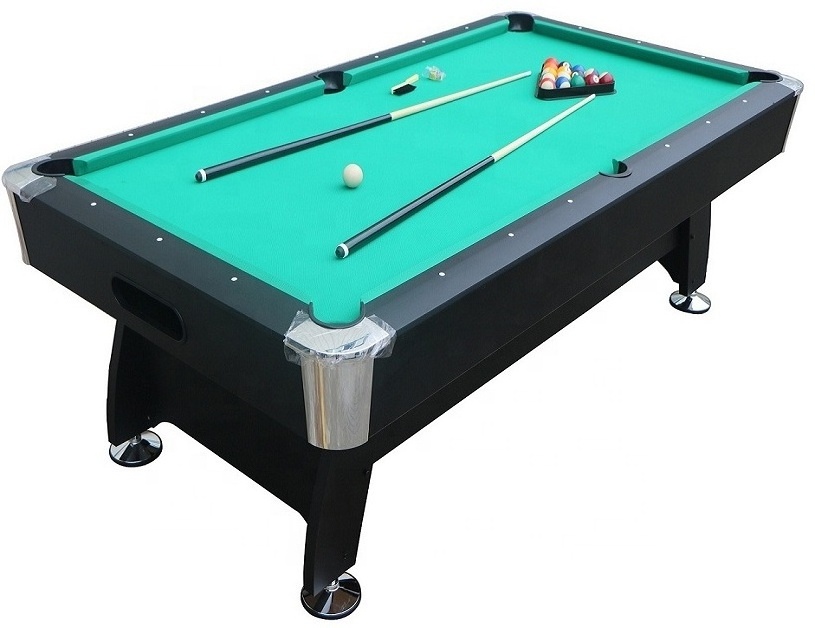 High quality 6ft 7ft 8ft full sized ball return billiard table MDF playfield 8 ball pool table price