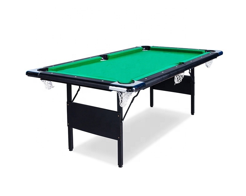 Best seller family game folding pool table portable 6ft foldable billiard Pool Table with cues balls