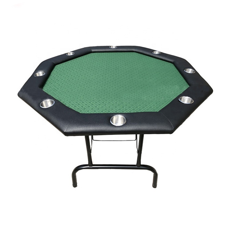 foldable legs 84'' casino poker tables Texas Hold'em poker table 84 inch with chip tray