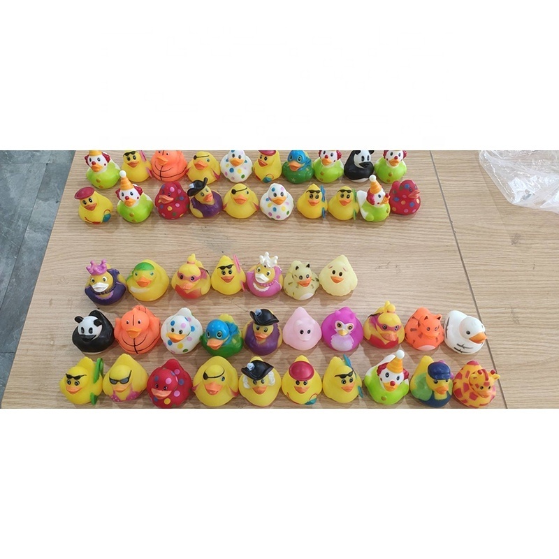 Bulk Assorted Random designs 2 inch Rubber Ducky Bath Toy Kids shower rubber ducks jeep