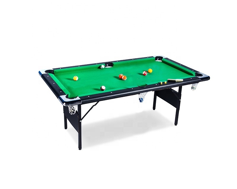 Best seller family game folding pool table portable 6ft foldable billiard Pool Table with cues balls